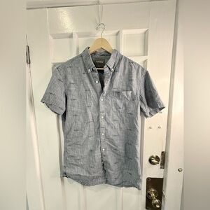 Bonobos Blue Patterned Casual Shirt